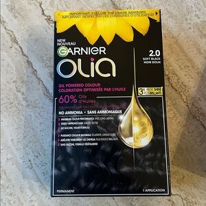 NEW 🆕 Garnier Olia 2.0 Soft Black Hair Dye